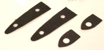 Bootlid Hinges Gasket Set 603212/3