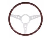 Flat Wood Steering Wheel