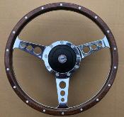 Dished Wood Steering Wheel